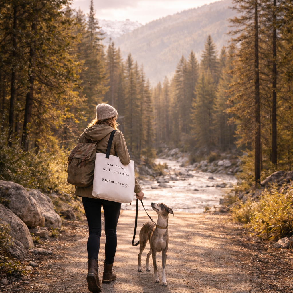 Blossom Signature Tote “Bloom Anyway”